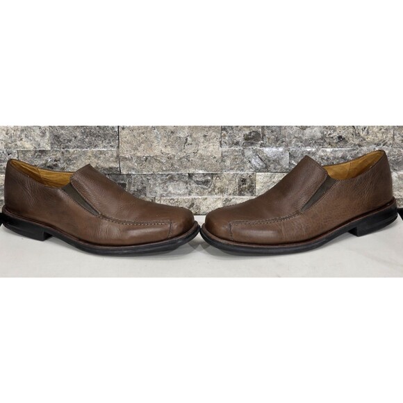 Sandro Muscoloni Men\'s Leather Loafers Slip On Shoe Comfort Gel Brown 10D Brazil main image 4